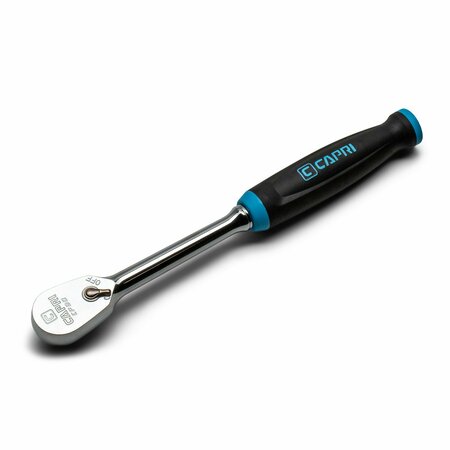 CAPRI TOOLS 1/2 in. Drive Fine 90-Tooth Ratchet, Ergonomic Soft Grip CP90S12